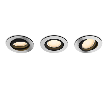 Inteligentna lampa Philips Hue White ambiance Reflektor Milliskin x3 (alu.)
